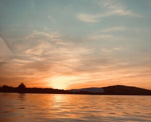 Obraz premium sunset over the sea