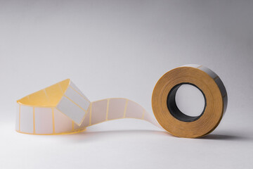 Blank sticky label  roll for thermal transfer printing