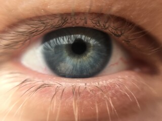 close up of eyes