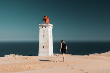 Famous historic light house in the middle of the largest sand dunes in europe. Must seen places...