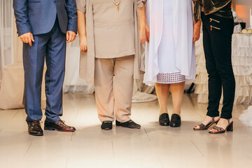 Feet of people on event