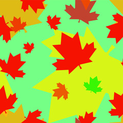 maple leaves background