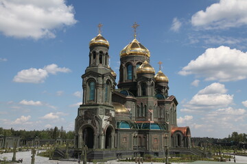 Main temple of the Russian Armed Forces in the Park Patriot in Kubinka, Moscow Region, Russia
