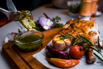 roasted potatoes with herbs and spices