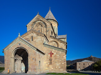 Fototapeta na wymiar The Svetitskhoveli Cathedral in Mcheta