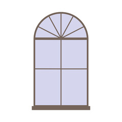 window frame decoration isolated design icon white background
