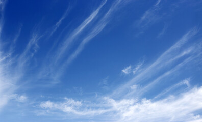 Blue sky with white clouds during sunshine day