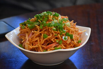 Chinese Bhel (Street Style) - chinese bhel images, Chinese Bhel Photos & Stock Photos