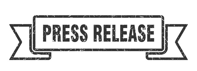 press release ribbon. press release grunge band sign. press release banner