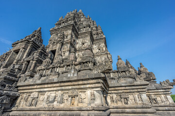 Candi Siwa (Shiva Temple) in Prambanan temple complex. 9th century Hindu temple compound located...