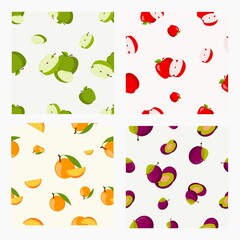 Colorful pattern background of fruit