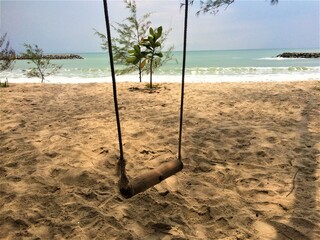 swing on the beach