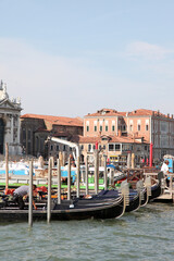Fototapeta na wymiar Grand Canal in Venice featuring buildings and boats
