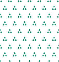 Tree in triangle pattern seamless repeat background