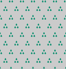 Tree in triangle pattern seamless repeat background