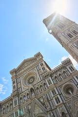 The beautiful Cathedral of Santa Maria del Fiore, Florence, Italy