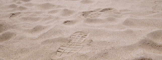 Footprint in the sand