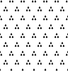 Tree in triangle pattern seamless repeat background
