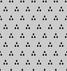 Tree in triangle pattern seamless repeat background