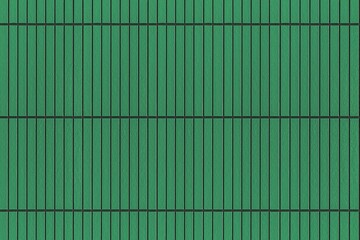 Patterned green cement fence wall texture and background seamless