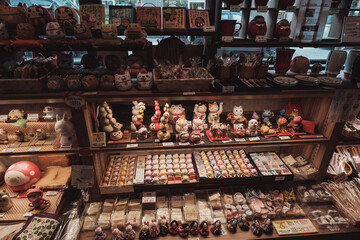 railway station at night