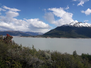 Fototapeta na wymiar El Calafate Argentina Perito Moreno glacier 2019
