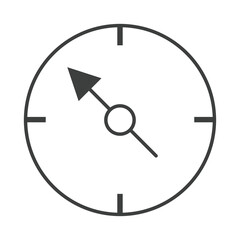 direction of the compass navigation cartography equipment line design icon