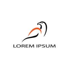 birds logo and icon. logo line template  vector