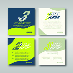 Social Media Flyer Template Collection