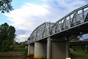 Tombigbee Bridge with columns