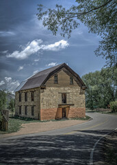 Obraz premium An old mill in eastern New Mexico
