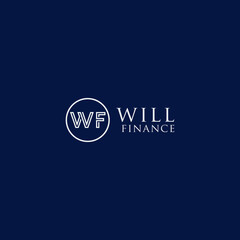 WF letter logo design for your company and creative design.