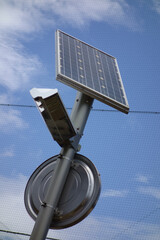 省エネ、自然エネルギーの太陽光発電パネル