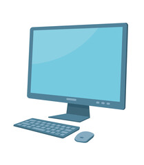 デスクトップPC イラスト 斜め