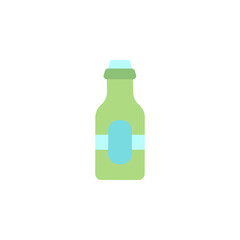 Beer bottle icon. Simple color vector elements of international beer day icons for ui and ux, website or mobile application