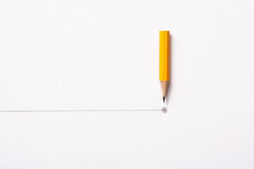 pencil isolated on white background
