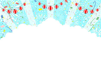 花火 バルーン フラッグ Wall Mural Wallpaper Murals Kid A