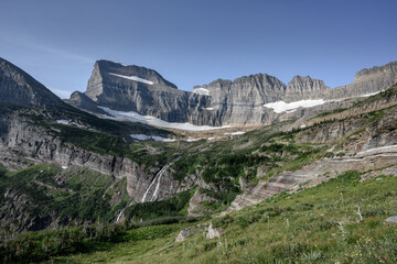 Grinnell Glacier View From A Distance