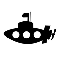 Submarine symbol icon.