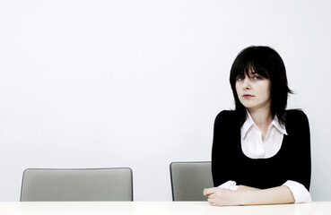 Businesswoman posing for the camera