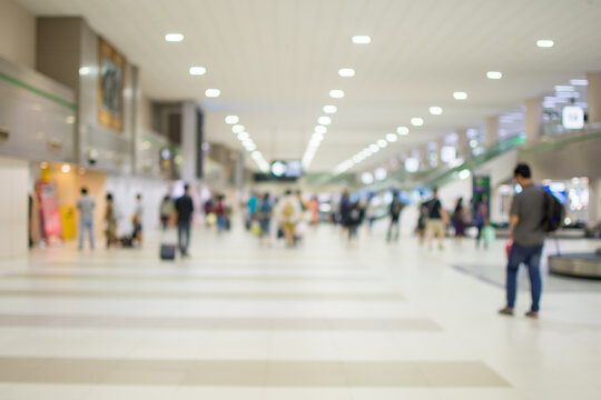 People Walking In Mall