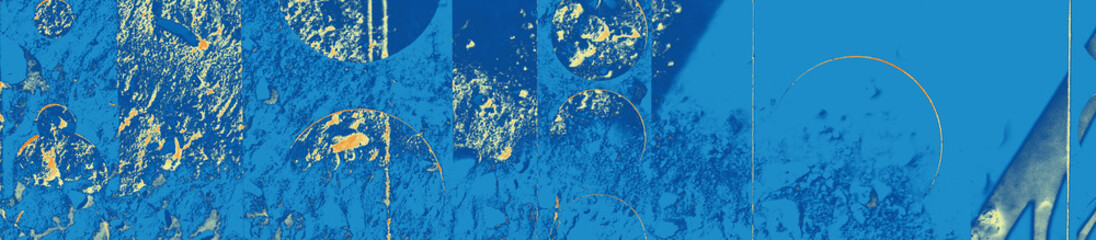 abstract blue, orange and light-green colors background for design