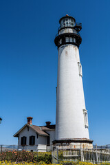 Pigeon Point Light Station on Pacific Coast of California