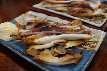 イカ焼き　シーフード　海の家　メニュー　夏休み　美味しい　炭焼き