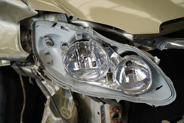 Car's headlamp design and details