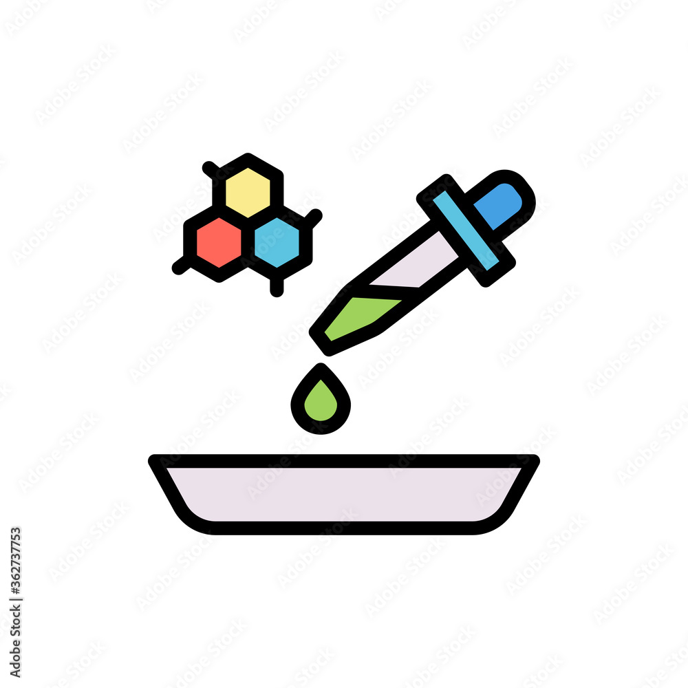 Poster puppet, plate, molecule icon. simple color with outline vector elements of stinks icons for ui and u
