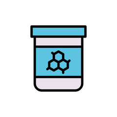 Bank, molecule icon. Simple color with outline vector elements of stinks icons for ui and ux, website or mobile application