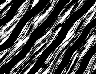 White and black vector. Grunge background. Abstract brush pattern.