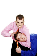 Businessman being bullied