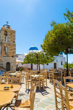 Kostos village in Paros Island